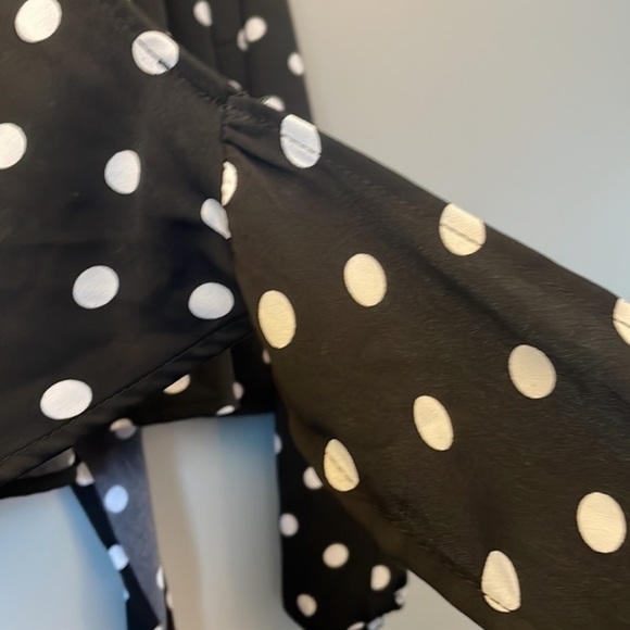 Dynamite tie front polka dot top - Picture 3 of 7